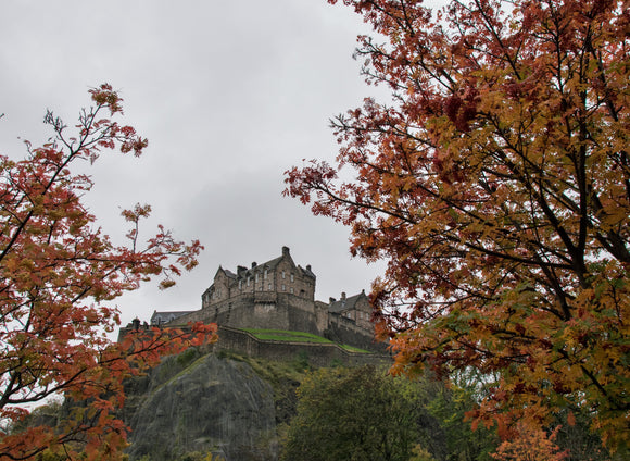 autumn in edinburgh scotland castle travel photography europe nature