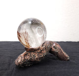 Medium Driftwood, with opening, Sphere Holder