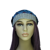 Crochet Skull Beanie - Shades of the Sea