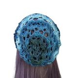Crochet Skull Beanie - Shades of the Sea