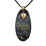 Sunset Ride Hand Painted Wood Pendant