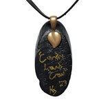 Candy Land Crow Hand Painted Wood Pendant