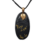 First Light Hand Painted Wood Pendant