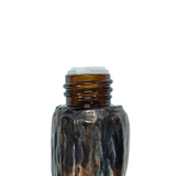Deer Antler Aromatherapy Bottle Copper Pendant with Quartz Cluster