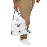 Whispering Wings Bat Drawstring bag - Half Drop