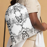 Filigree Cheeky Bat Drawstring bag