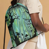 The Potion Hour Watercolor Drawstring bag