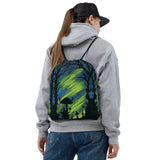 Electrify the Night Drawstring Bag