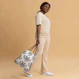 Filigree Cheeky Bat Drawstring bag