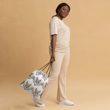 Filigree Cheeky Bat Drawstring bag