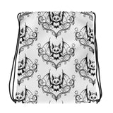 Filigree Cheeky Bat Drawstring bag