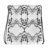 Filigree Cheeky Bat Drawstring bag