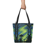 Electrify the Night Watercolor Print Tote Bag