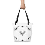 Whispering Wings Bat in Frame Tote bag