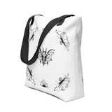 Whispering Wings Bat in Frame Tote bag