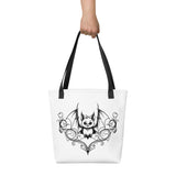 Filigree Cheeky Bat Tote bag