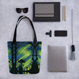 Electrify the Night Watercolor Print Tote Bag