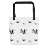 Whispering Wings Bat Tote bag - Brick