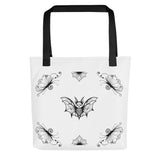 Whispering Wings Bat in Frame Tote bag