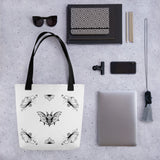 Whispering Wings Bat in Frame Tote bag