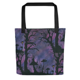 The Midnight Hour Watercolor Tote bag
