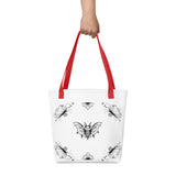 Whispering Wings Bat in Frame Tote bag