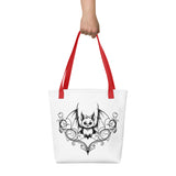 Filigree Cheeky Bat Tote bag