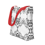 Filigree Cheeky Bat Tote bag