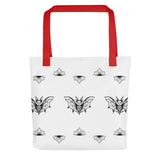 Whispering Wings Bat Tote bag - Brick