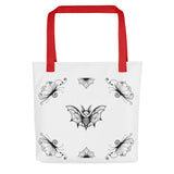 Whispering Wings Bat in Frame Tote bag