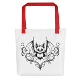 Filigree Cheeky Bat Tote bag