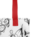 Filigree Cheeky Bat Tote bag