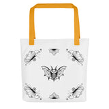 Whispering Wings Bat in Frame Tote bag