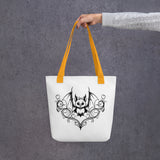 Filigree Cheeky Bat Tote bag