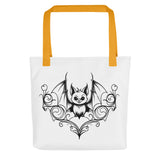 Filigree Cheeky Bat Tote bag