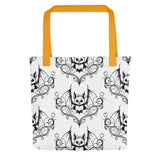 Filigree Cheeky Bat Tote bag