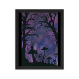The Midnight Hour Watercolor Framed poster