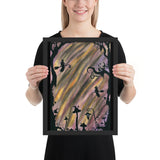 The Transition Hour Watercolor Framed poster