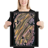 The Transition Hour Watercolor Framed poster