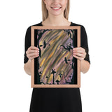 The Transition Hour Watercolor Framed poster