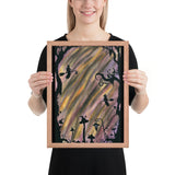 The Transition Hour Watercolor Framed poster