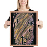The Transition Hour Watercolor Framed poster