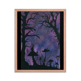 The Midnight Hour Watercolor Framed poster