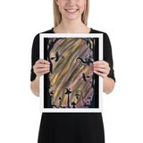The Transition Hour Watercolor Framed poster