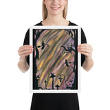 The Transition Hour Watercolor Framed poster