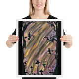 The Transition Hour Watercolor Framed poster