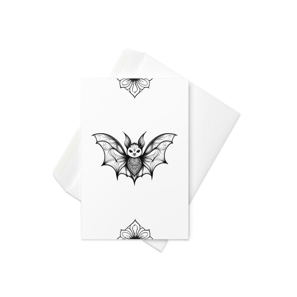Whispering Wings Bat Greeting card