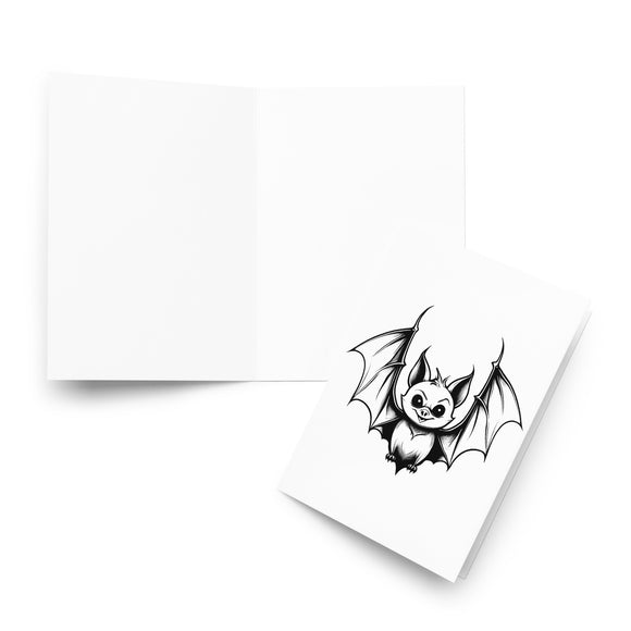 Cheeky Bat Greeting card