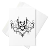 Filigree Cheeky Bat Greeting card