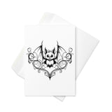 Filigree Cheeky Bat Greeting card